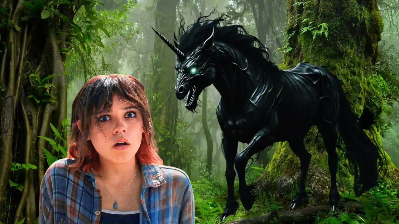Jenna Ortega in Death of a Unicorn