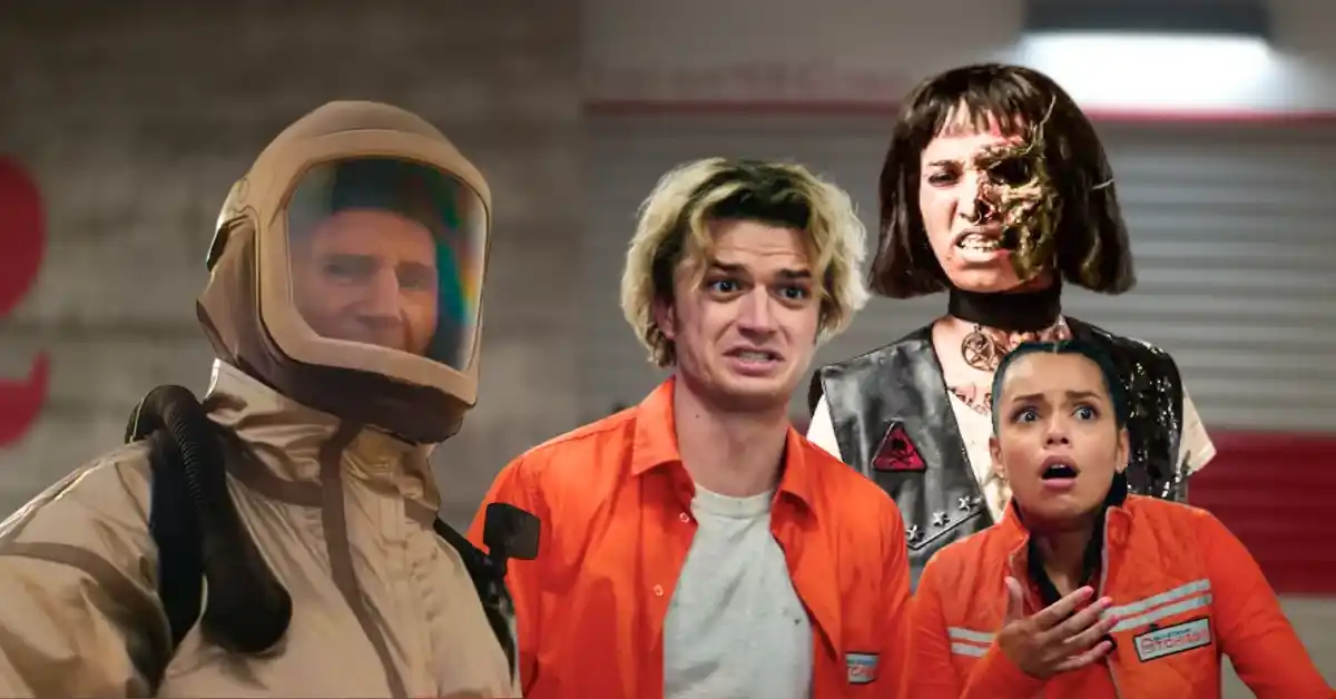 Joe Keery in Cold Storage Trailer
