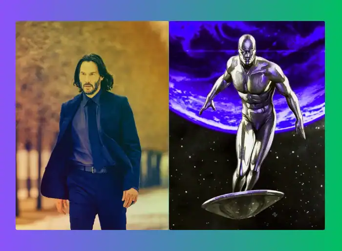 Keanu Reeves as Silver Surfer