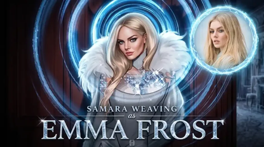 Samara Weaving as Emma Frost